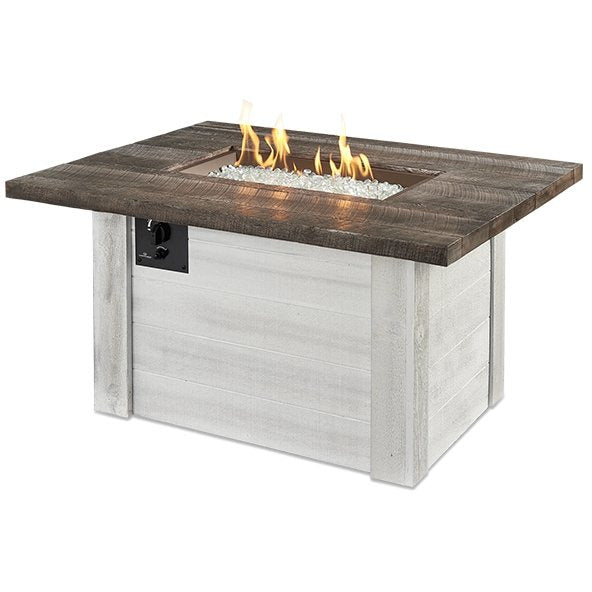 Outdoor Greatroom Alcott Rectangular Gas Fire Pit Table ALC-1224
