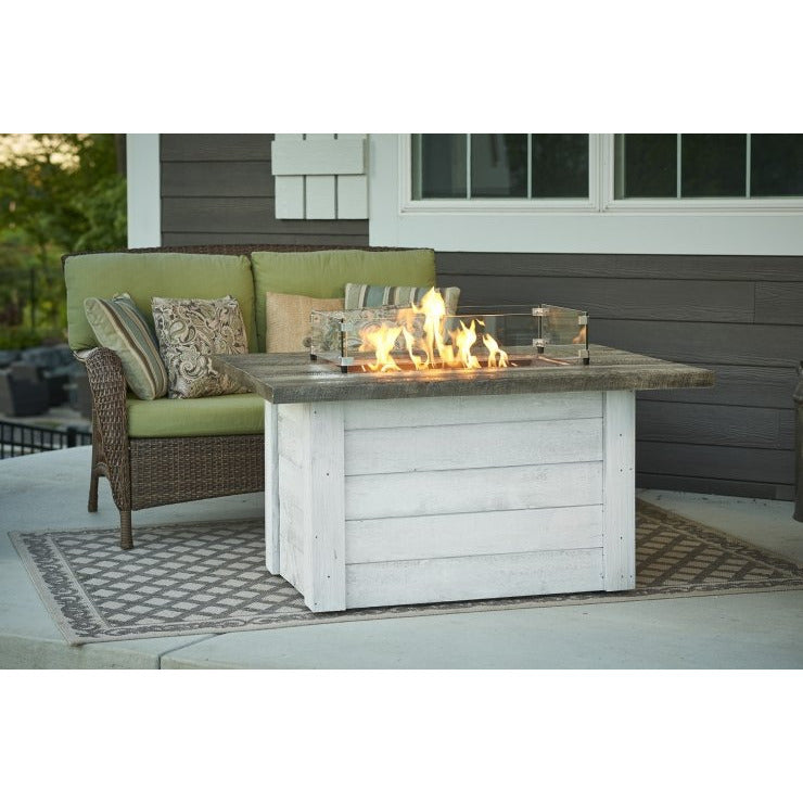 Outdoor Greatroom Alcott Rectangular Gas Fire Pit Table ALC-1224