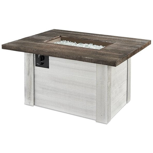 Outdoor Greatroom Alcott Rectangular Gas Fire Pit Table ALC-1224