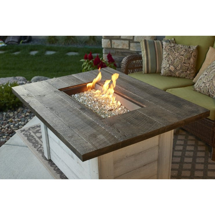 Outdoor Greatroom Alcott Rectangular Gas Fire Pit Table ALC-1224