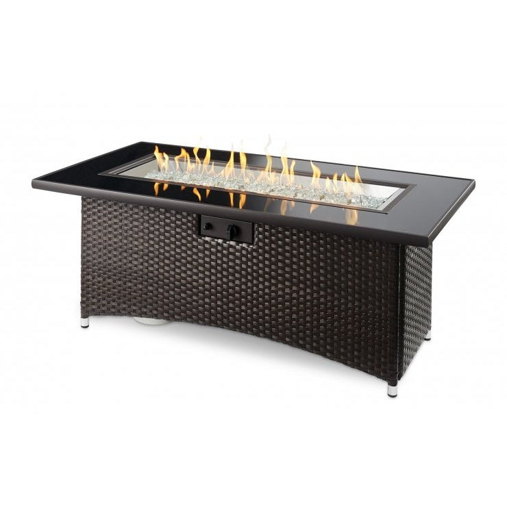 Outdoor Greatroom Balsam Montego Linear Gas Fire Pit Table MG-1242-BLSM-K