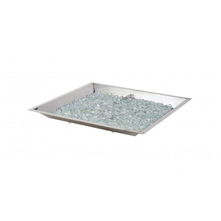 Outdoor Greatroom 24" x 24" Square Crystal Fire Plus Gas Burner CFP2424