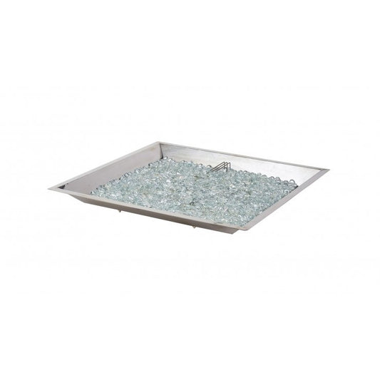 Outdoor Greatroom 24" x 24" Square Crystal Fire Plus Gas Burner CFP2424