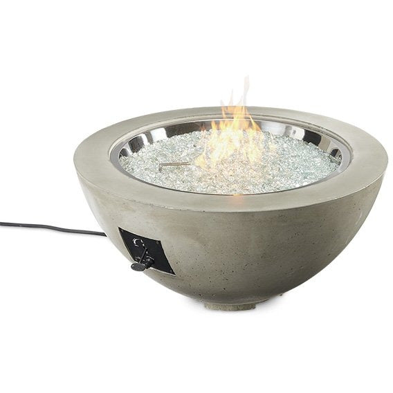 Outdoor Greatroom Natural Grey Cove 42" Round Gas Fire Pit Bowl CV-30