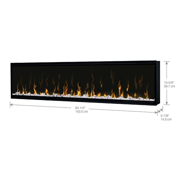 Dimplex XLF60 IgniteXL 60" Built-In Linear Electric Fireplace X-XLF60