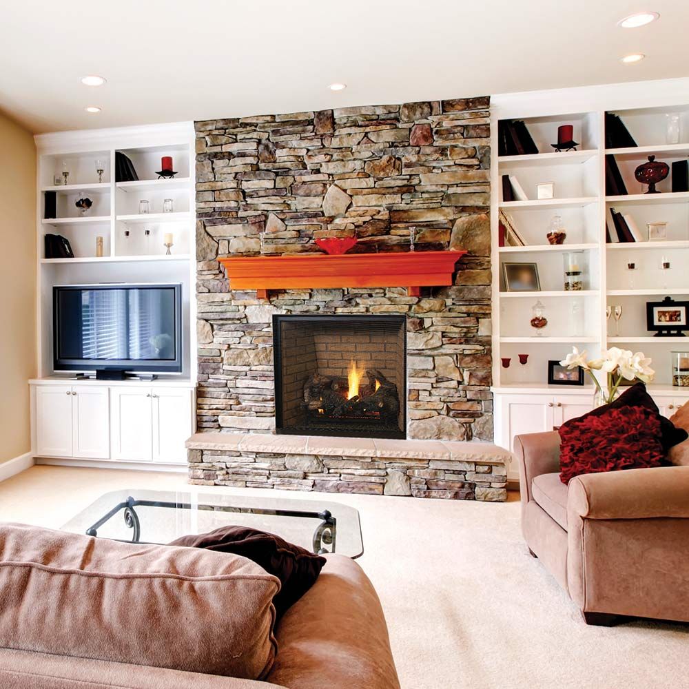 Superior 45" Direct Vent Linear Gas Fireplace DRT6345