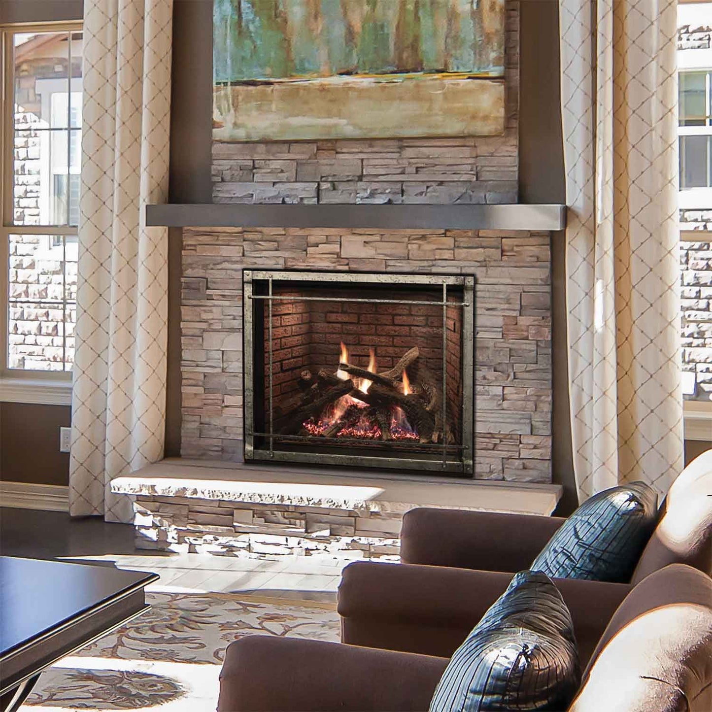 Empire Comfort Systems 40" Rushmore Direct-Vent Fireplace DVCT40CBP95