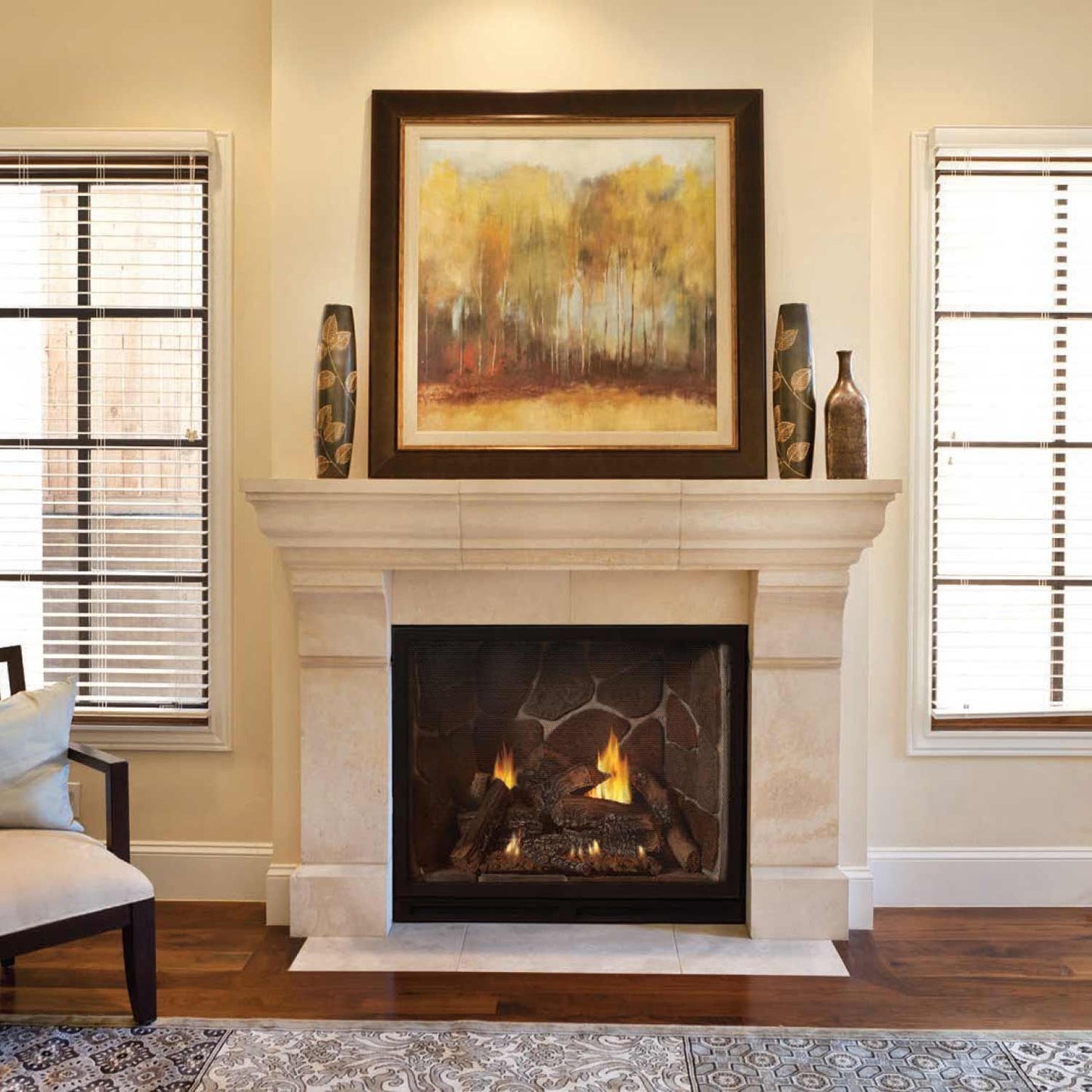 Empire Comfort Systems 36" Tahoe Luxury Clean-Face Direct-Vent Fireplace DVCX36FP