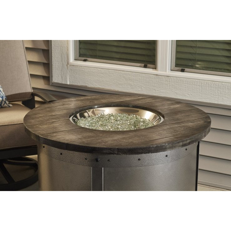 Outdoor Greatroom Edison Round Gas Fire Pit Table ED-20