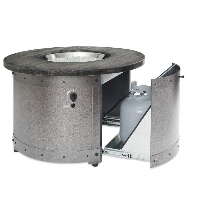 Outdoor Greatroom Edison Round Gas Fire Pit Table ED-20