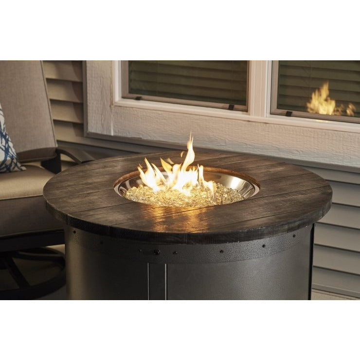 Outdoor Greatroom Edison Round Gas Fire Pit Table ED-20