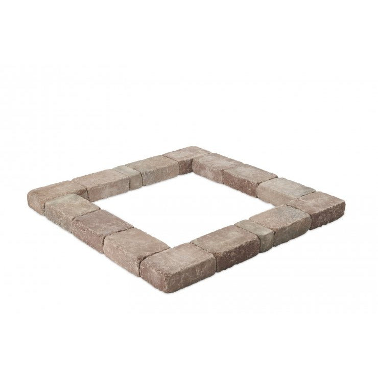 Outdoor Greatroom Bronson Block Square Gas Fire Pit Kit BRON5151-K