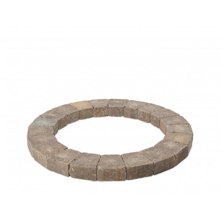 Outdoor Greatroom Bronson Block Round Gas Fire Pit Kit BRON52-K