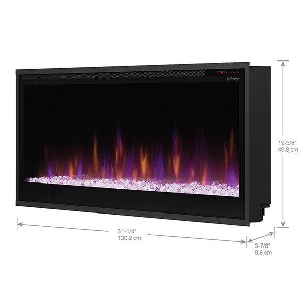 Dimplex 50" Multi-Fire SL Slim Built-in Linear Electric Fireplace X-PLF5014-XS
