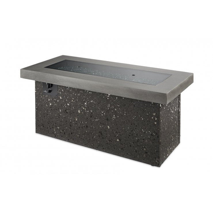 Outdoor Greatroom Grey Key Largo Linear Gas Fire Pit Table KL-1242-MM