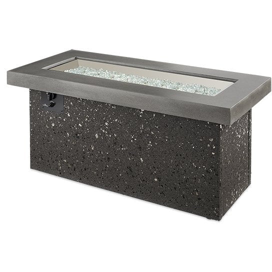 Outdoor Greatroom Grey Key Largo Linear Gas Fire Pit Table KL-1242-MM