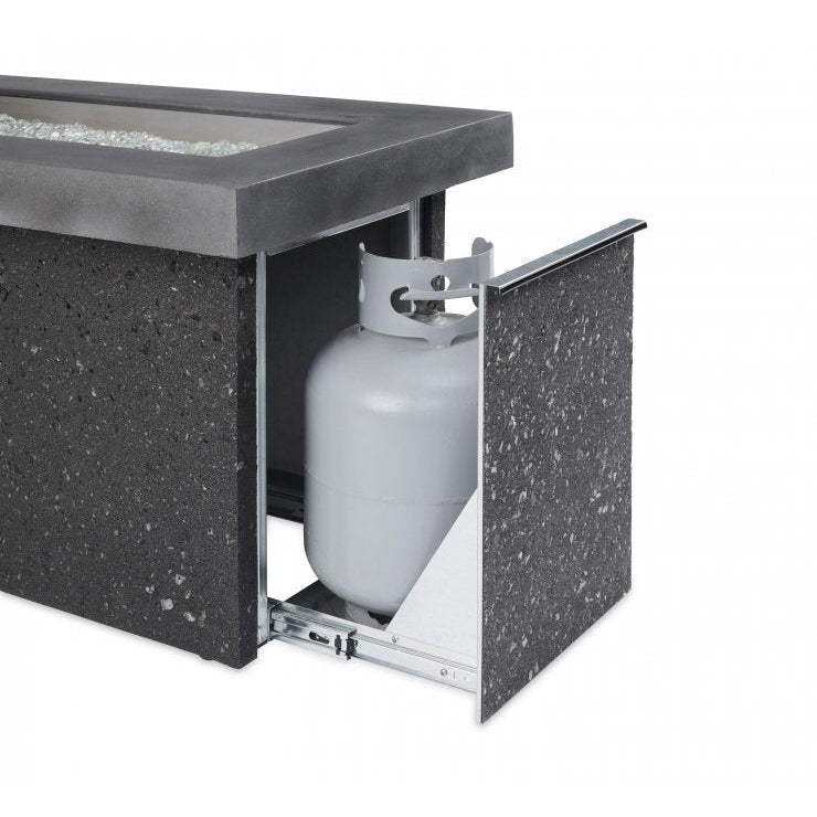 Outdoor Greatroom Grey Key Largo Linear Gas Fire Pit Table KL-1242-MM