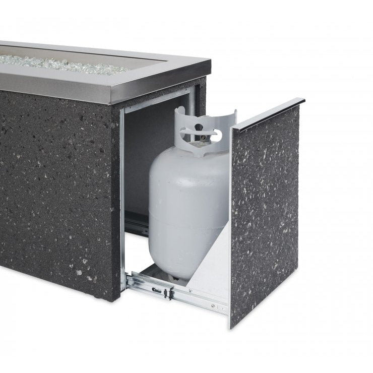 Outdoor Greatroom Stainless Steel Key Largo Linear Gas Fire Pit Table KL-1242-SS