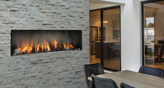 Barbara Jean 72" Linear Outdoor Gas Fireplace OFP7972S1