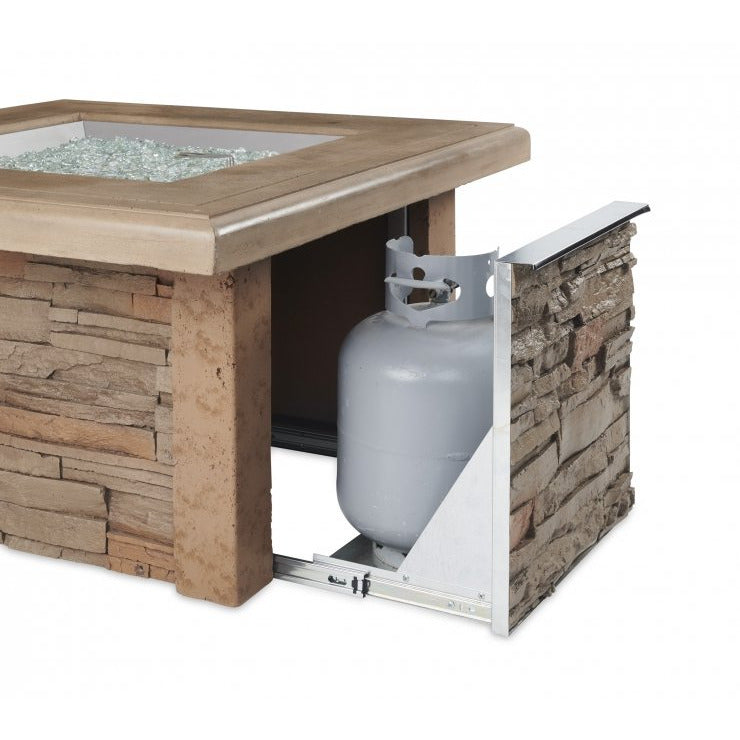 Outdoor Greatroom Sierra Square Gas Fire Pit Table SIERRA-2424