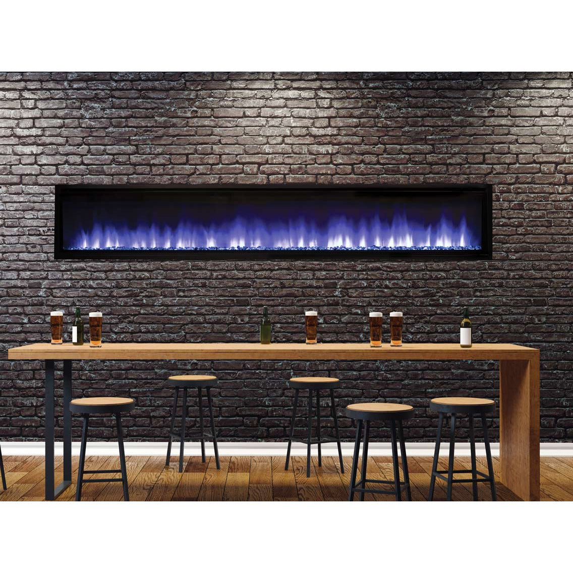 Superior 84" Contemporary Electric Fireplace ERL3084