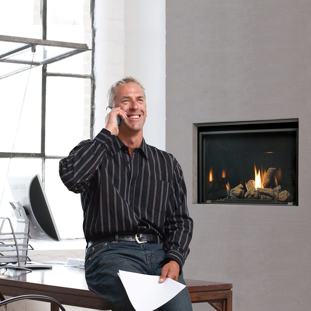 Kingsman Zero Clearance Direct Vent Gas Fireplace ZCV3622