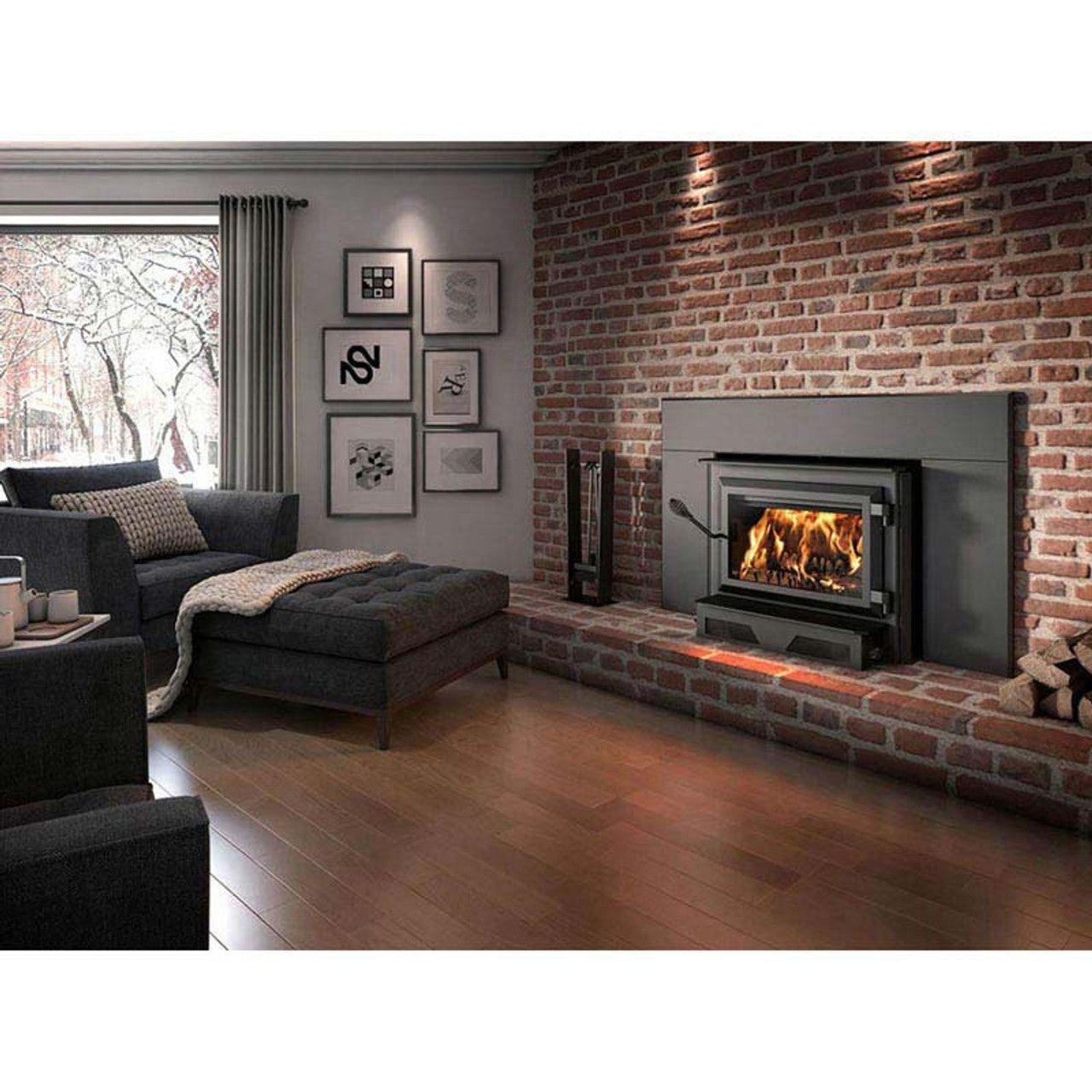 Ventis HEI240 Wood Burning Fireplace Insert and Blower VB00012