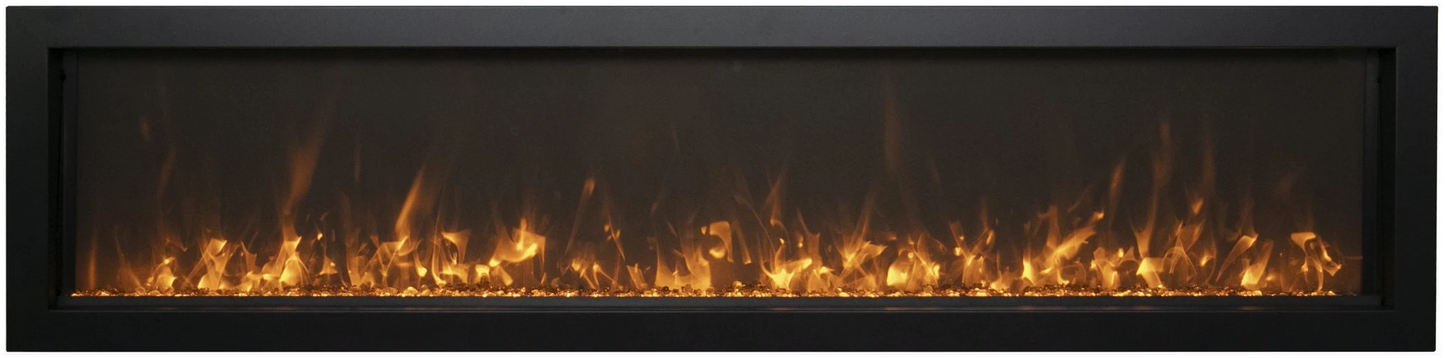Amantii 60" Panorama Slim Electric Fireplace BI-60-SLIM-OD
