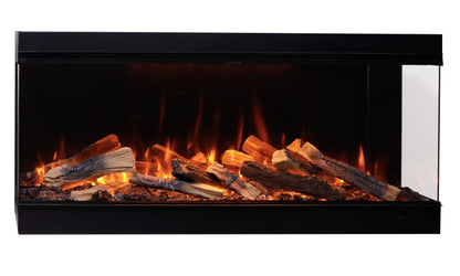 Amantii LumaForest 48" 3-Sided Smart Built-In Electric Fireplace LF48