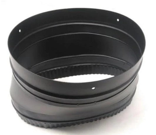 Vermont Castings Oval to 8" Round Offset Adapter, 8" x 5.5" 0001836