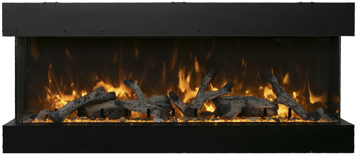 Amantii 50" 3 sided Deep Electric Fireplace 50-TRU-VIEW-XL