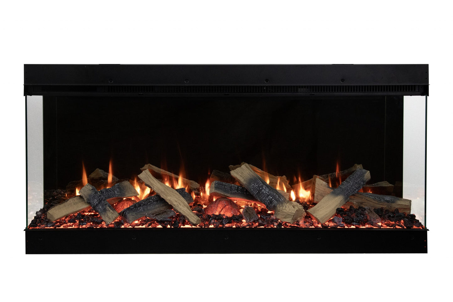 Amantii LumaForest 48" 3-Sided Smart Built-In Electric Fireplace LF48