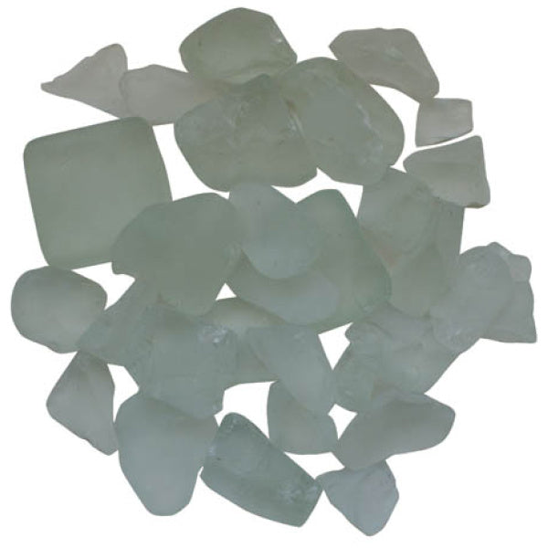 White Frosted Fireglass - 5lbs AMSF-GLASS-07