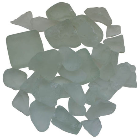 White Frosted Fireglass - 5lbs AMSF-GLASS-07
