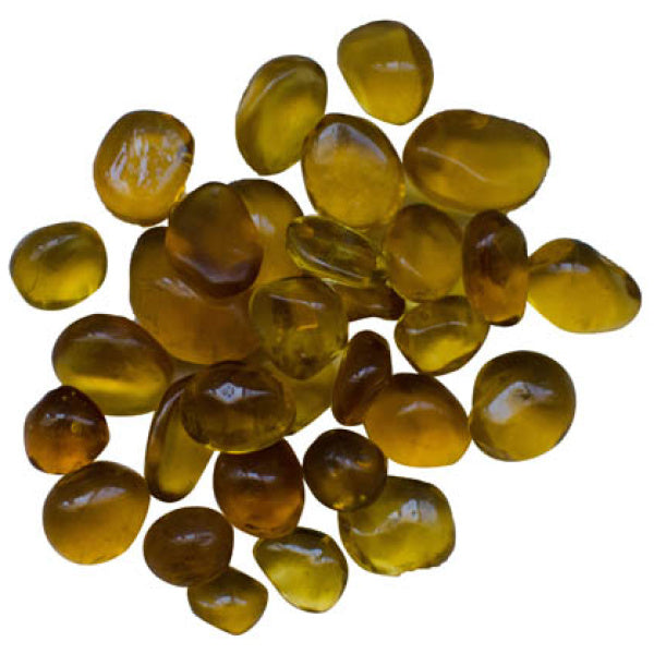Amber Small Beads Fireglass - 5lbs AMSF-GLASS-09