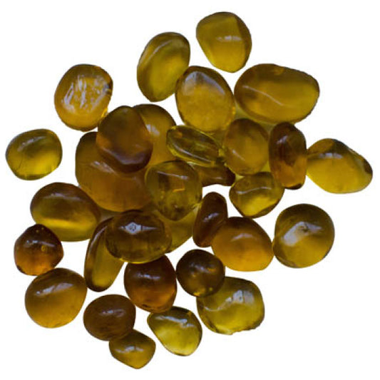 Amber Small Beads Fireglass - 5lbs AMSF-GLASS-09