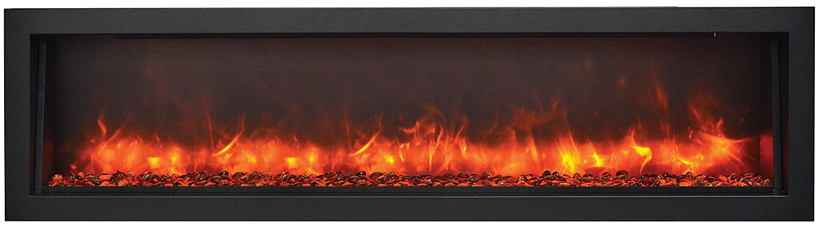 Amantii 72" Panorama Linear Electric Fireplace BI-72-DEEP-OD