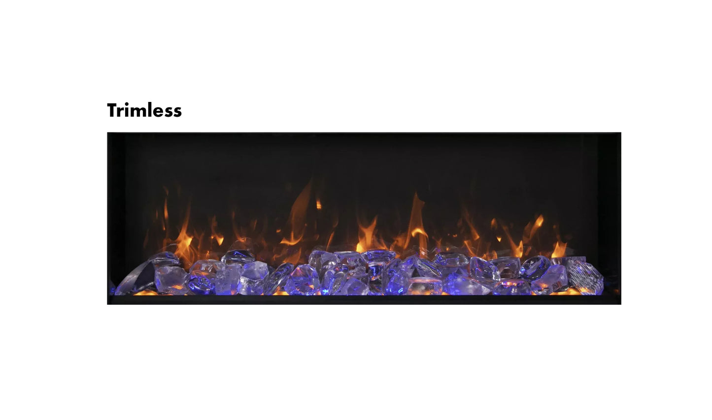 Amantii 50" Panorama Xtraslim Electric Fireplace BI-50-XTRASLIM-LUMINA