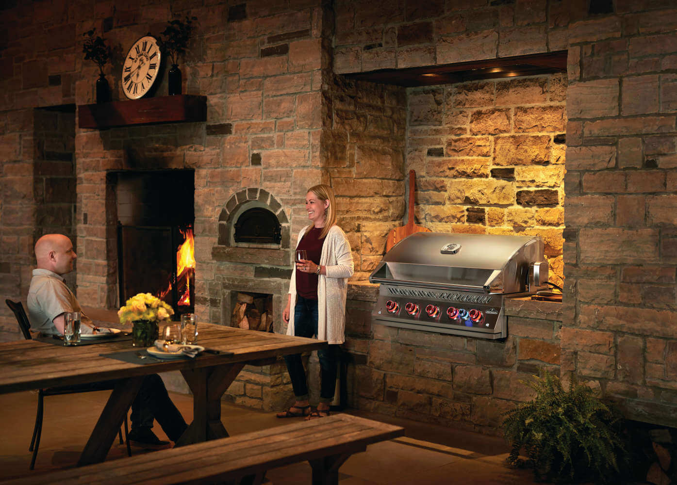 Napoleon BBQ 700 Series 38-inch Gas Grill with Rear Infrared Burner