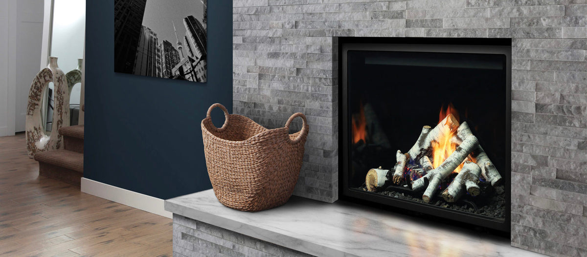 Marquis Bentley 39" Wide Direct Vent Ceramic Glass Gas Fireplace ZCV39H