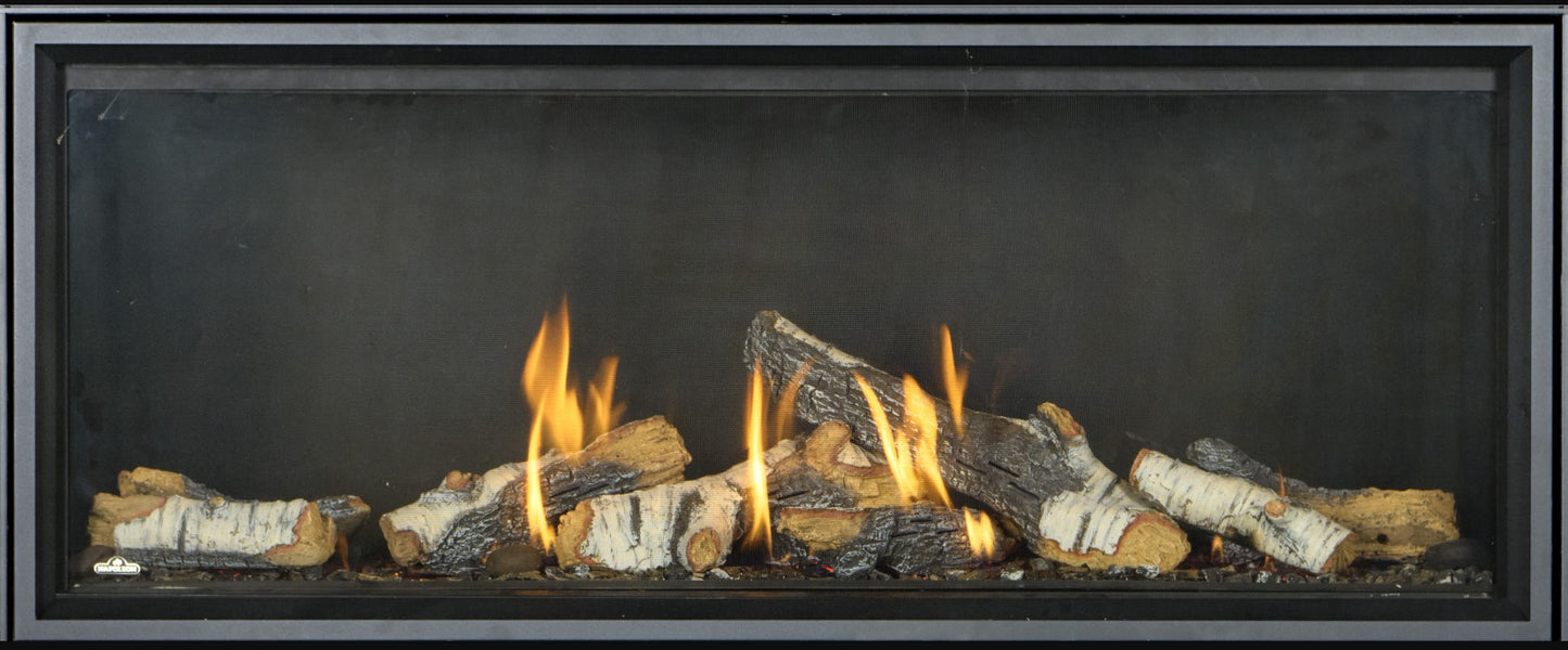 Napoleon 62" Luminous Birch Logs with Rocks, Glowing Embers, Charcoal, Shale, Glass, Vermiculite BLKTLV62L
