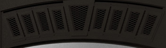 Valcourt Lafayette Arch Crown Style Louvered Faceplate VA10L10