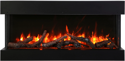 Amantii 88" 3 Sided Linear Electric Fireplace 88-TRV-XT-XL