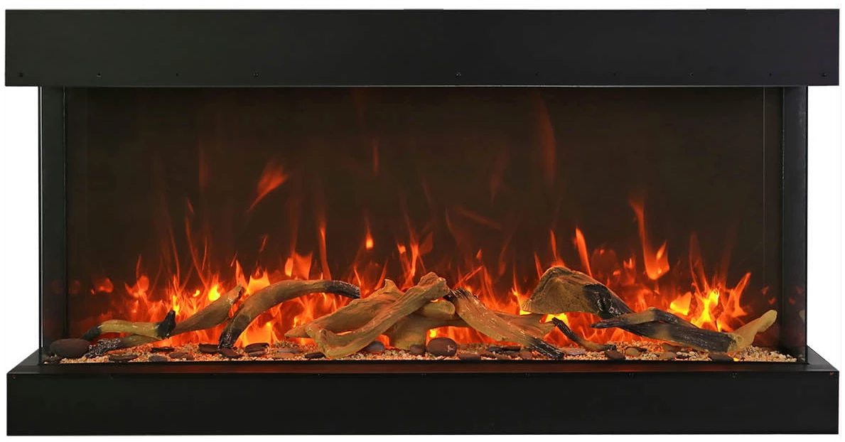 Amantii 72" 3 Sided Extra Tall Electric Fireplace 72-TRV-XT-XL