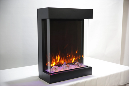 Amantii Cube 3 Sided Electric Fireplace CUBE-2025WM