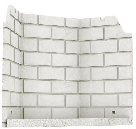 Valcourt Antoinette Classic Molded Refractory Brick Panels VA7071BR