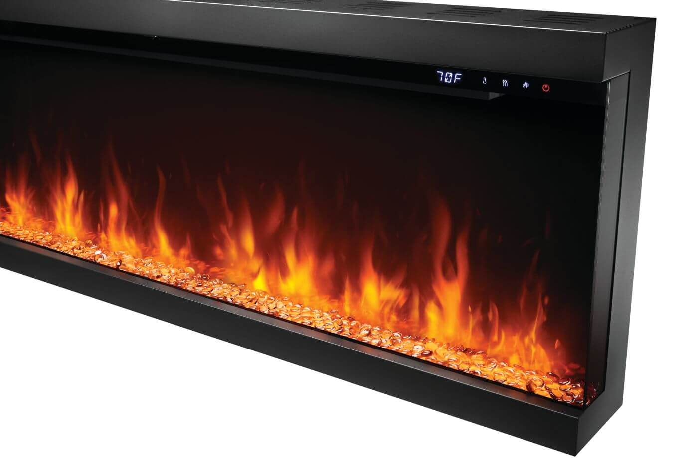 Napoleon Astound Flexmount 74" Electric Fireplace NEFL74AB