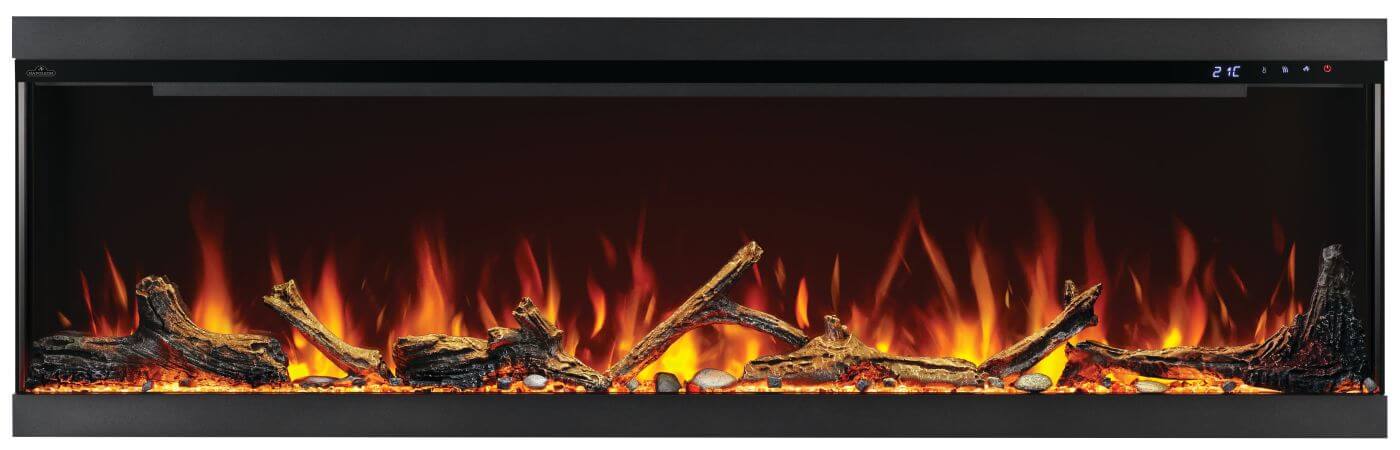 Napoleon Astound Flexmount 74" Electric Fireplace NEFL74AB