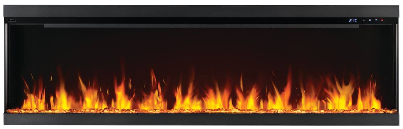 Napoleon Astound Flexmount 74" Electric Fireplace NEFL74AB