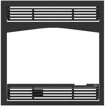 Osburn Stratford II Metallic Black Modern Faceplate OA10256